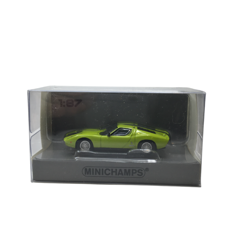Lamborghini Miura, vert, 1966 - Minichamps 870103022 - 1/87 Lamborghini Miura, vert, 1966 - Minichamps 870103022 - 1/87