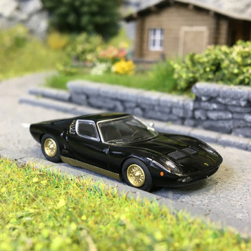 Lamborghini Miura, noir, 1966 - Minichamps 870103024 - 1/87