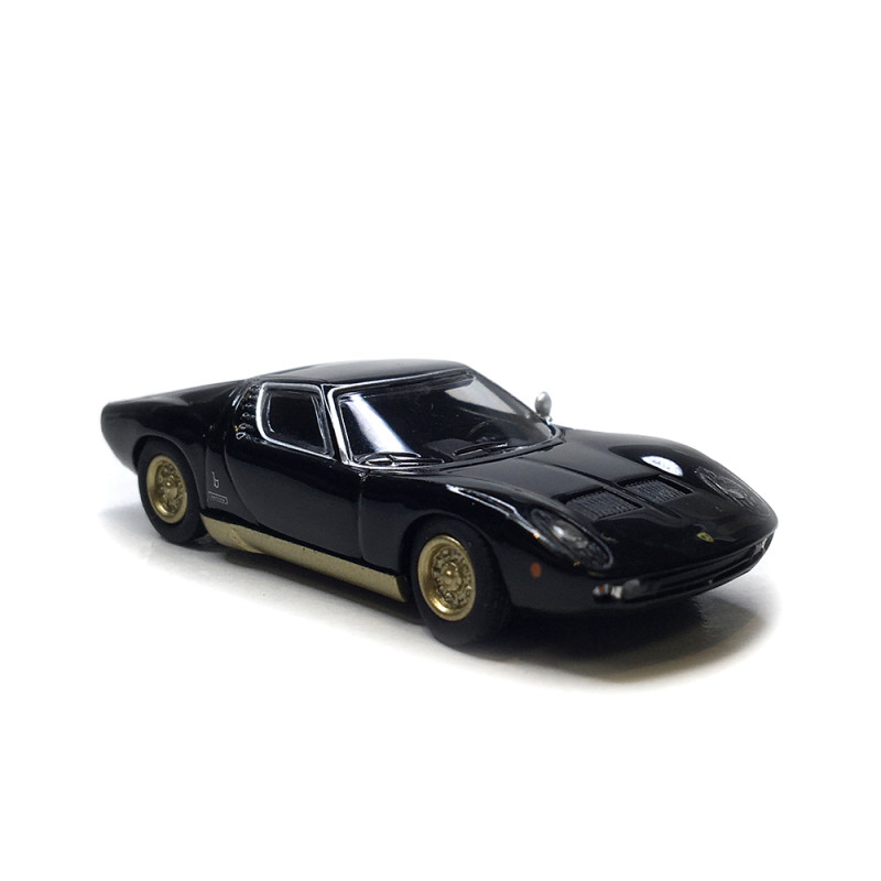 Lamborghini Miura, noir, 1966 - Minichamps 870103024 - 1/87 Lamborghini Miura, noir, 1966 - Minichamps 870103024 - 1/87