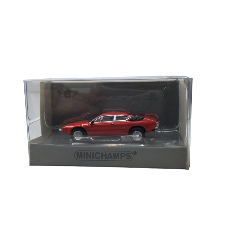 Lamborghini Urraco, rouge, 1974 - Minichamps 870103321 - 1/87 Lamborghini Urraco, rouge, 1974 - Minichamps 870103321 - 1/87