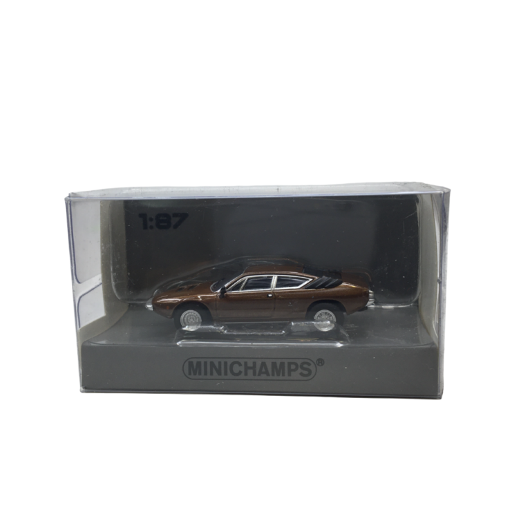 Lamborghini Urraco, marron métallisé, 1974 - Minichamps 870103322 - 1/87 Lamborghini Urraco, marron métallisé, 1974 - Minichamps 870103322 - 1/87