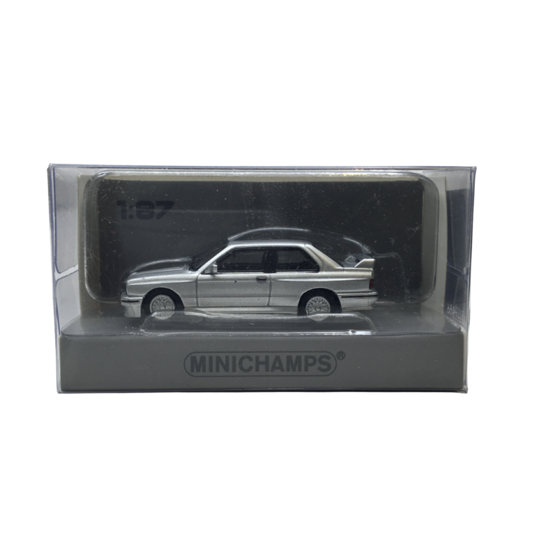 BMW M3 E30, gris, 1986 - Minichamps 870020224 - 1/87 BMW M3 E30, gris, 1986 - Minichamps 870020224 - 1/87