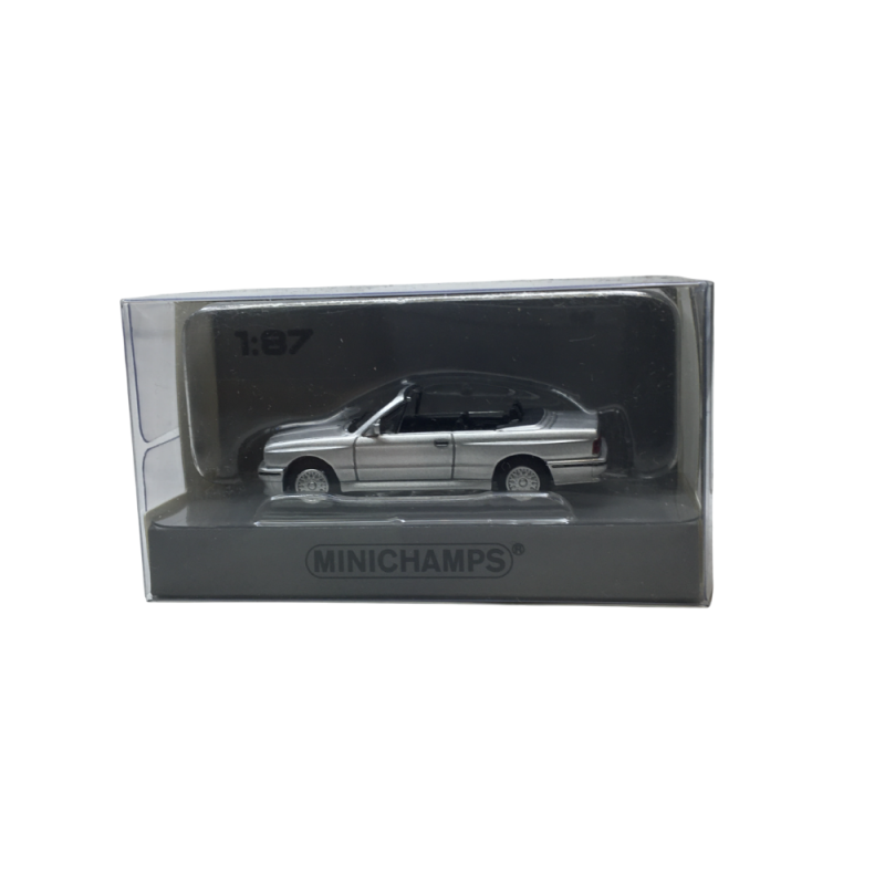 BMW M3 E30, cabriolet, argent, 1988 - Minichamps 870020232 - 1/87 BMW M3 E30, cabriolet, argent, 1988 - Minichamps 870020232 - 1/87
