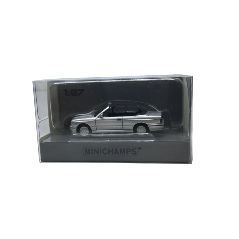 BMW M3 E30, cabriolet, argent, 1988 - Minichamps 870020232 - 1/87 BMW M3 E30, cabriolet, argent, 1988 - Minichamps 870020232 - 1/87