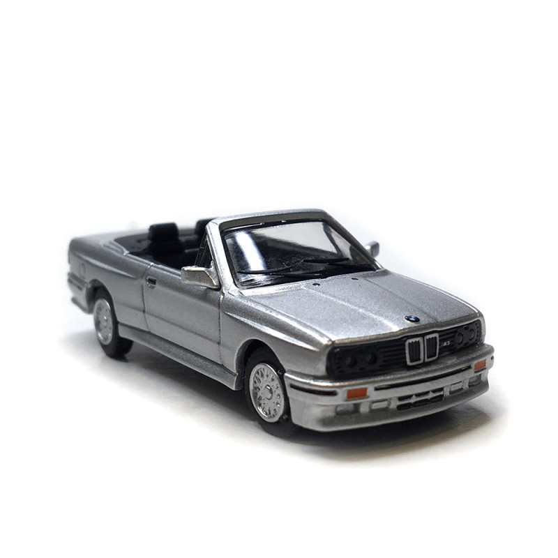 BMW M3 E30, cabriolet, argent, 1988 - Minichamps 870020232 - 1/87 BMW M3 E30, cabriolet, argent, 1988 - Minichamps 870020232 - 1/87