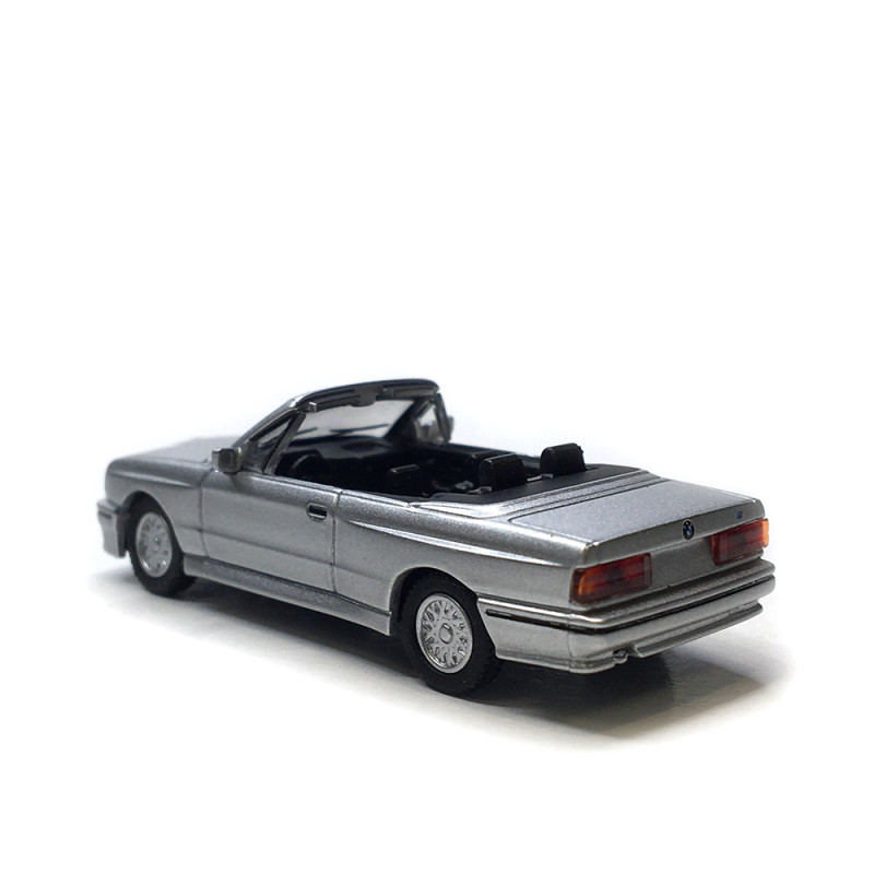 BMW M3 E30, cabriolet, argent, 1988 - Minichamps 870020232 - 1/87 BMW M3 E30, cabriolet, argent, 1988 - Minichamps 870020232 - 1/87
