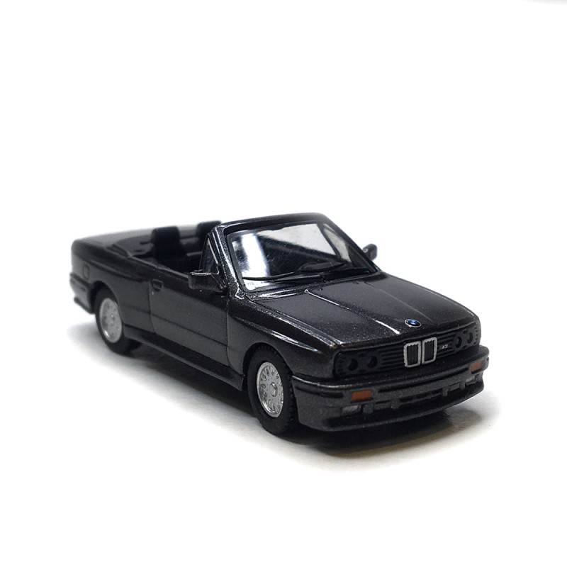 BMW M3 E30, cabriolet, gris foncé, 1988 - Minichamps 870020234 - 1/87 BMW M3 E30, cabriolet, gris foncé, 1988 - Minichamps 870020234 - 1/87