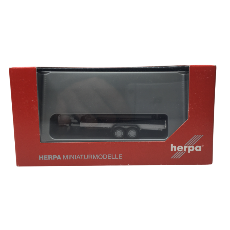Remorque porte-voitures 2 essieux - HERPA 52450 - HO 1/87