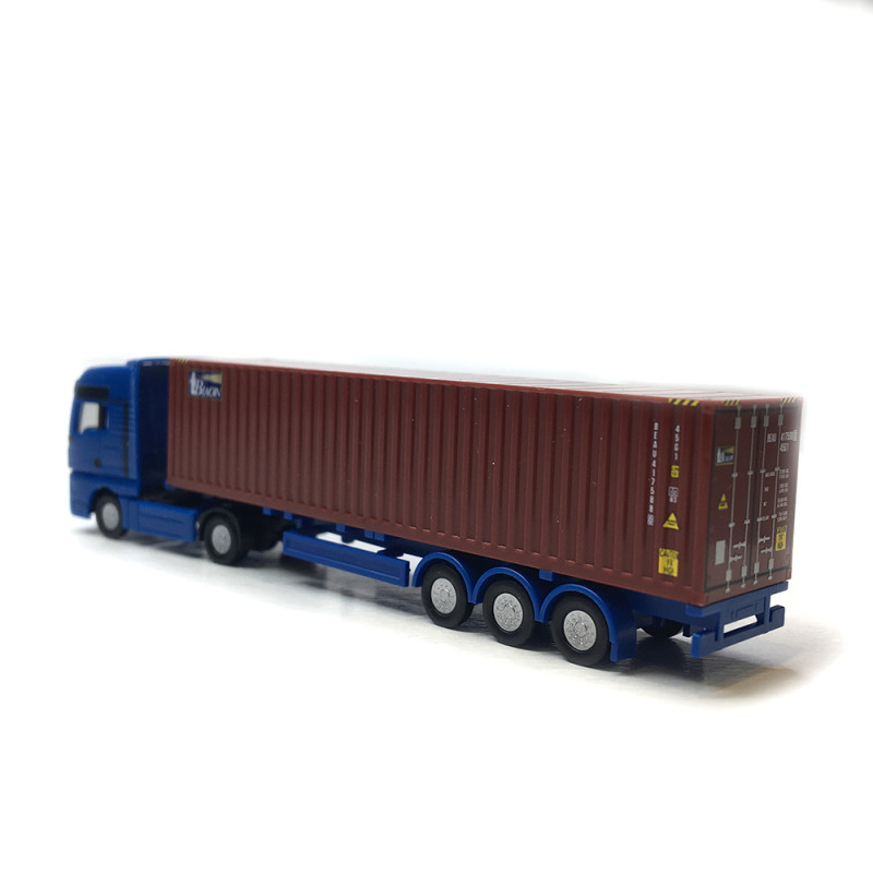 MAN TGX XXL semi-remorque porte-conteneurs "BEACON", Bleu - Herpa 066839 - N 1/160 MAN TGX XXL semi-remorque porte-conteneurs "BEACON", Bleu - Herpa 066839 - N 1/160