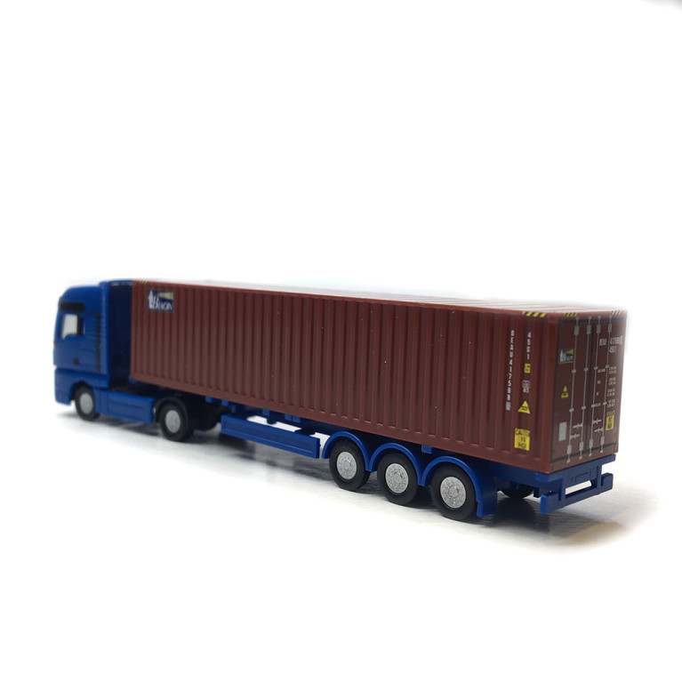 MAN TGX XXL semi-remorque porte-conteneurs "BEACON", Bleu - Herpa 066839 - N 1/160 MAN TGX XXL semi-remorque porte-conteneurs "BEACON", Bleu - Herpa 066839 - N 1/160
