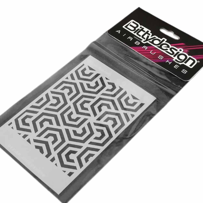 Pochoir "Ipnotic V4" - BITTYDESIGN BDSTC-008