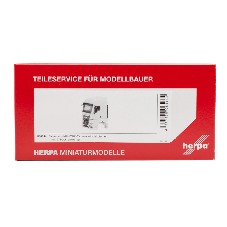 Pièces de rechange pour cabine MAN TGX GX sans déflecteur de vent - Herpa 085144 - HO 1/87