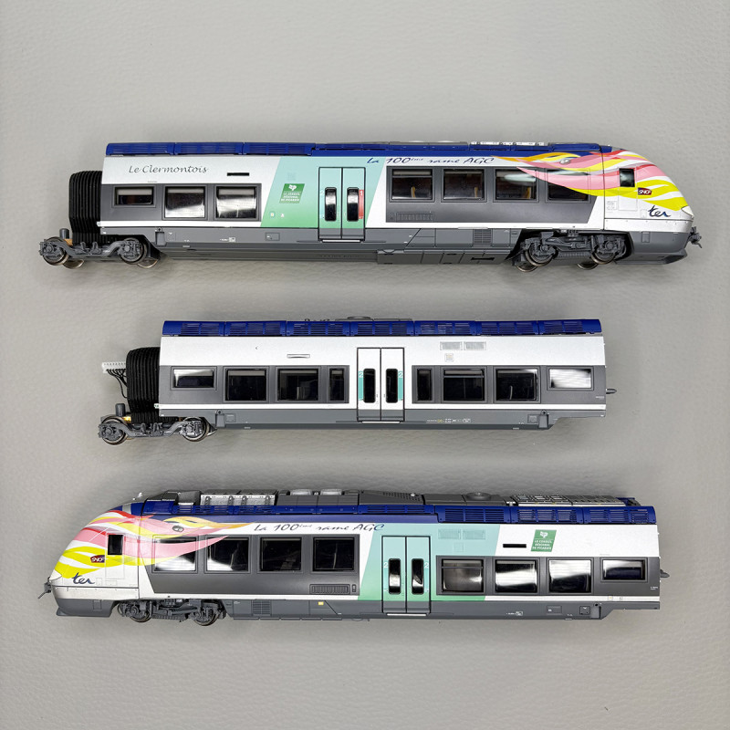Lsmodels 10072S: Automotrice AGC X 76603 / 76604, TER Picardie, SNCF Lsmodels 10072S: Automotrice AGC X 76603 / 76604, TER Picardie, SNCF