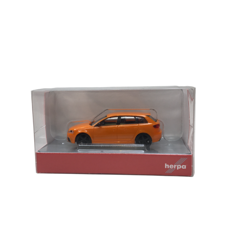 Audi RS3 Sportback, orange, 2012 - HERPA 024877-005  - HO 1/87