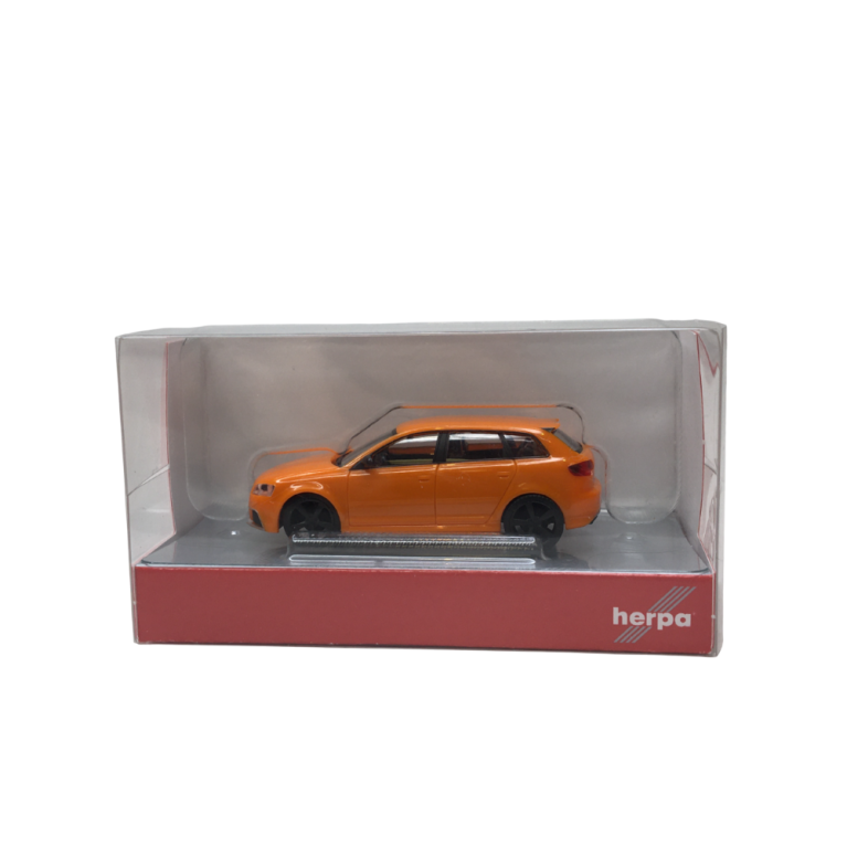Audi RS3 Sportback, orange, 2012 - HERPA 024877-005  - HO 1/87