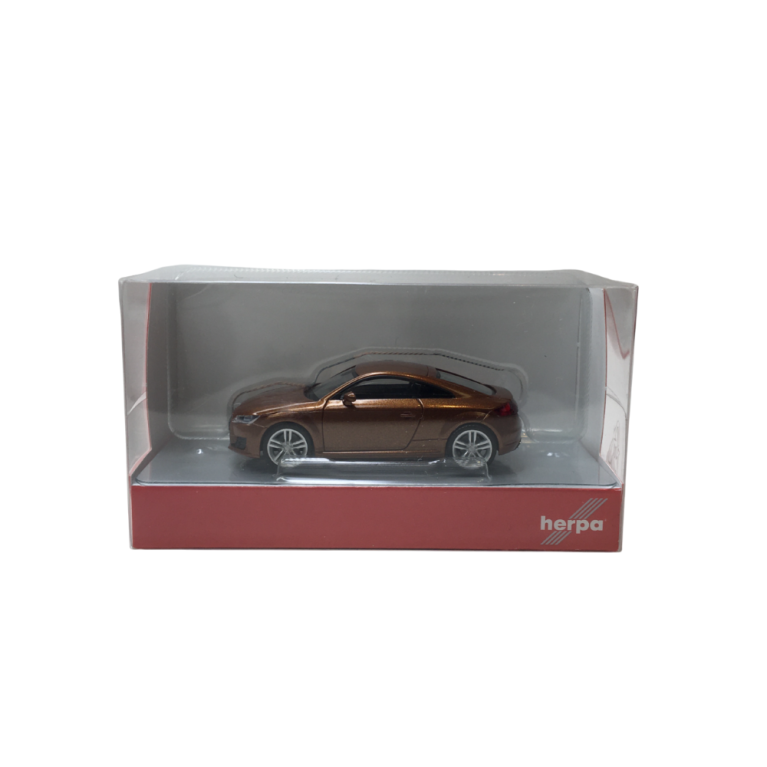 Audi TT coupé, cuivre, 2014 - HERPA 038355-003 - HO 1/87