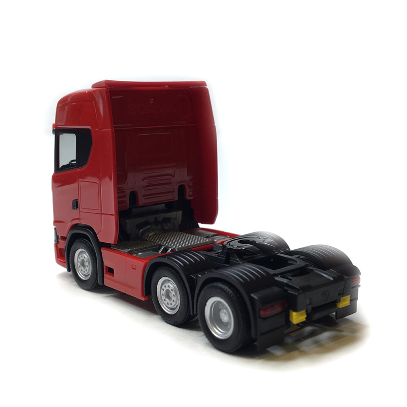 Camion Miniature Herpa Scania CS 20 HD 3 Essieux 1:87 – Modèle En Plastique, Fabrication Allemande, Collection, Ou Cadeau Promo
