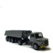 Semi-remorque benne Scania Hauber, gris - HERPA 319713 - HO 1/87