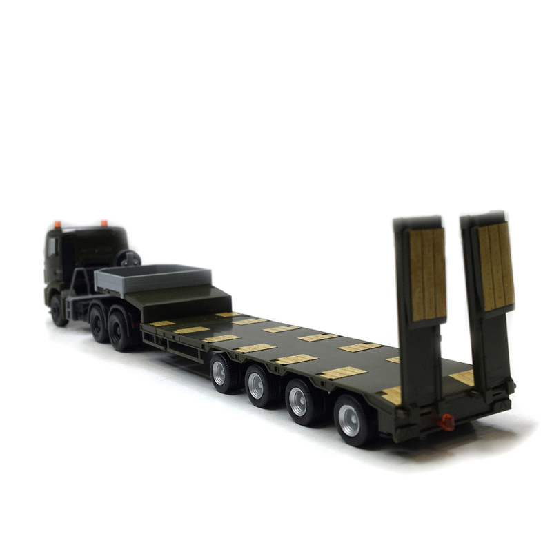 Semi-remorque surbaissée MAN TGS M, Forces armées serbes, Serbie - HERPA 747233 - HO 1/87