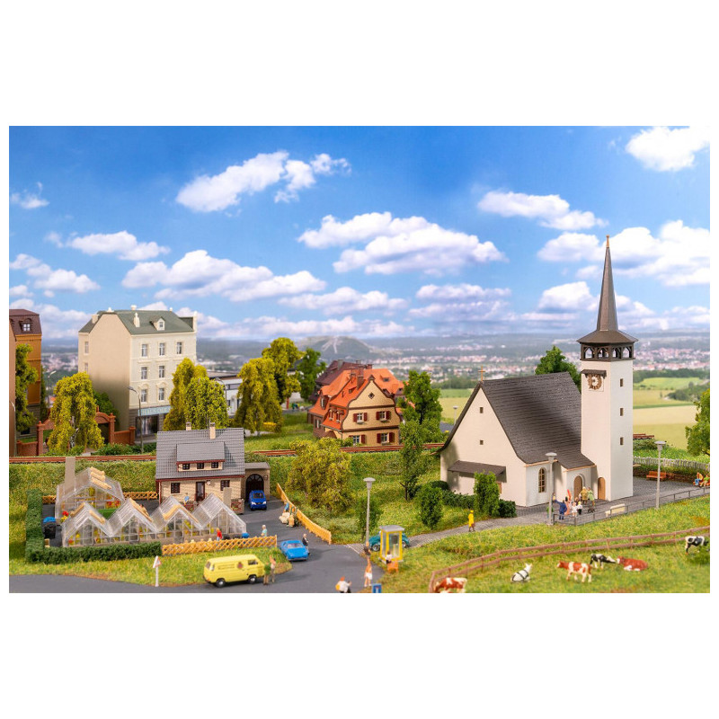 Village, Coffret promotionnel - Faller 239010 - N 1/160 Village, Coffret promotionnel - Faller 239010 - N 1/160