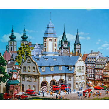 Mairie avec caserne de pompiers - Faller 191835 - HO 1/87