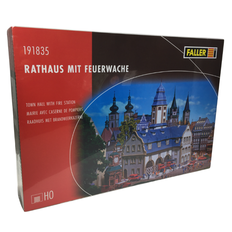 Mairie avec caserne de pompiers - Faller 191835 - HO 1/87 Mairie avec caserne de pompiers - Faller 191835 - HO 1/87