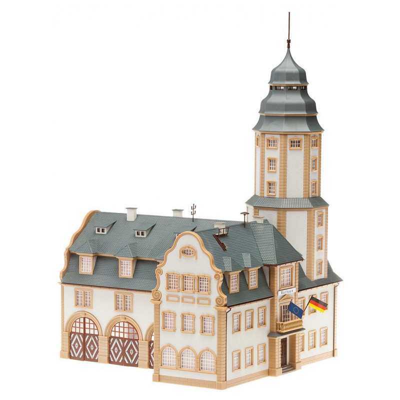 Mairie avec caserne de pompiers - Faller 191835 - HO 1/87 Mairie avec caserne de pompiers - Faller 191835 - HO 1/87