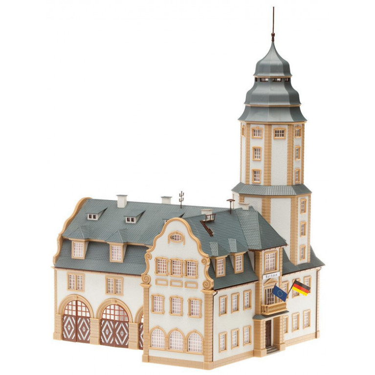 Mairie avec caserne de pompiers - Faller 191835 - HO 1/87 Mairie avec caserne de pompiers - Faller 191835 - HO 1/87