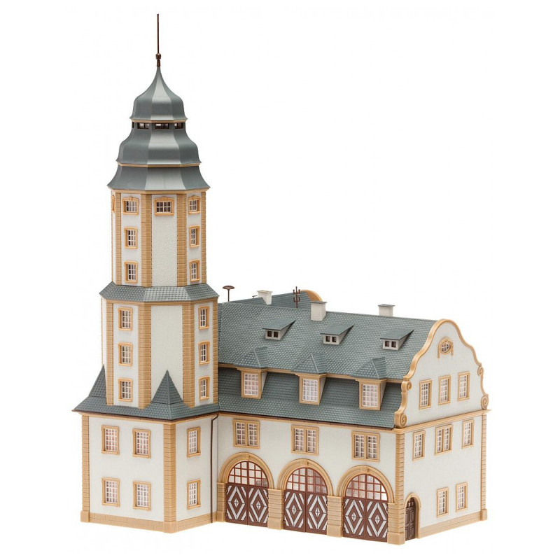 Mairie avec caserne de pompiers - Faller 191835 - HO 1/87 Mairie avec caserne de pompiers - Faller 191835 - HO 1/87