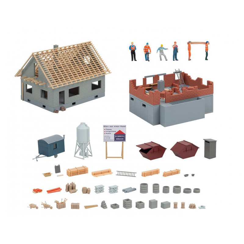 Sur le chantier, Coffret promotionnel - Faller 190089 - HO 1/87 Sur le chantier, Coffret promotionnel - Faller 190089 - HO 1/87