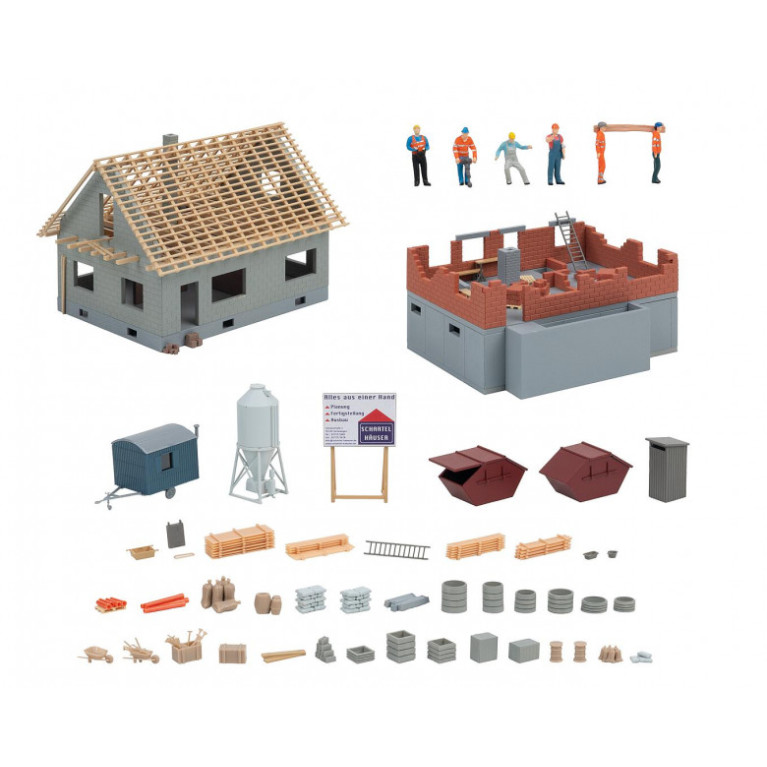 Sur le chantier, Coffret promotionnel - Faller 190089 - HO 1/87 Sur le chantier, Coffret promotionnel - Faller 190089 - HO 1/87