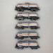 5 wagons citernes, transport de chlore gazeux, VTG - MARKLIN 46465 5 wagons citernes, transport de chlore gazeux, VTG - MARKLIN 46465