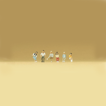 Jeunes assis - PREISER 79083 - N 1/160