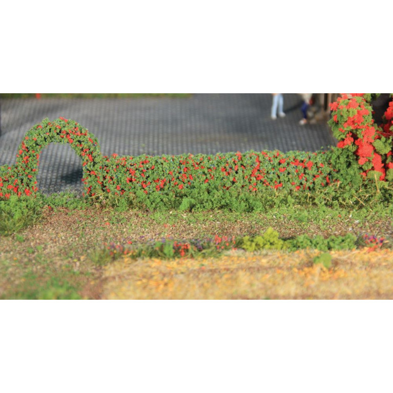 2 haies de rosiers flexibles 14 x 7mm, 50cm de long  - HEKI 11811