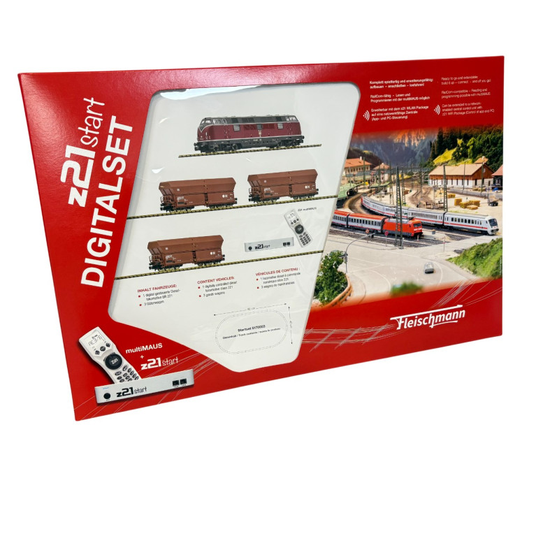 Coffret de démarrage digital, locomotive class 221 avec trémie, DB - FLEISCHMANN 5170003