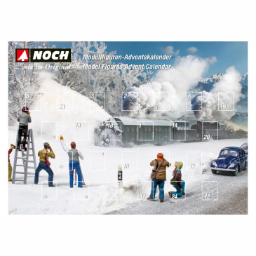 Calendrier de l'avent 2025, 24 cases avec des figurines - NOCH 36998