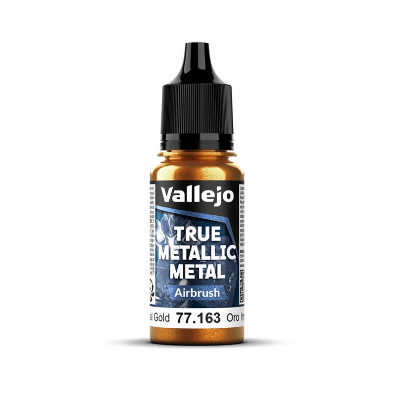 Or Impérial N°63 - 18ml Airbrush True Metallic Metal - VALLEJO 77.163
