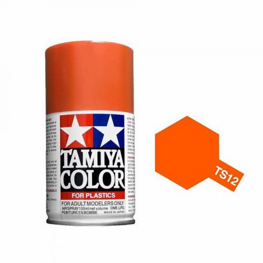 Orange Brillant Spray de 100ml-TAMIYA TS12