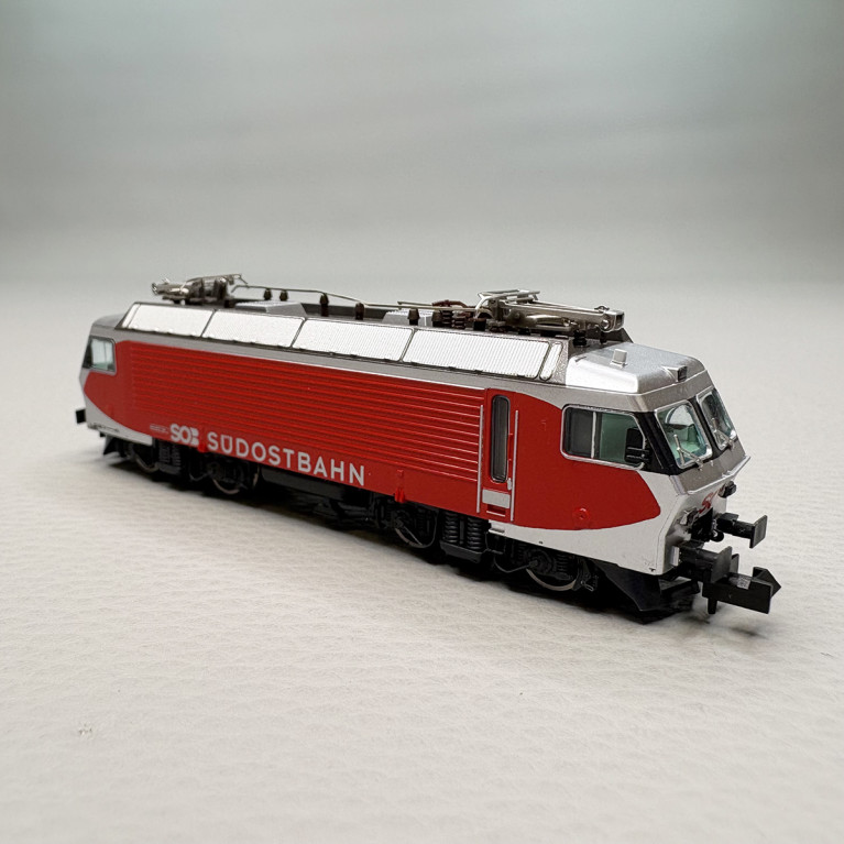 Locomotive électrique Re 446 015, "SÜDOSTBAHN" SOB - HOBBYTRAIN H28406