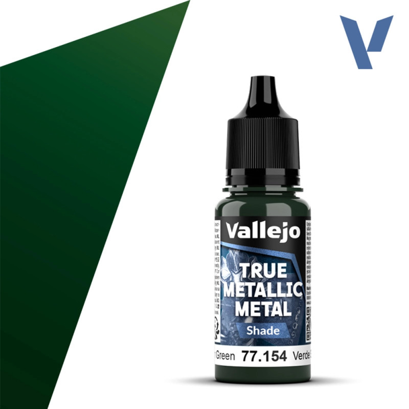 Vert Sombre N°54 - 18ml Shade True Metallic Metal - VALLEJO 77.154