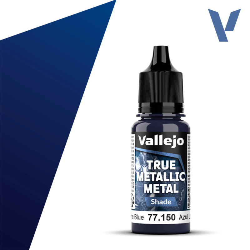 Bleu Outremer N°50 - 18ml Shade True Metallic Metal - VALLEJO 77.150