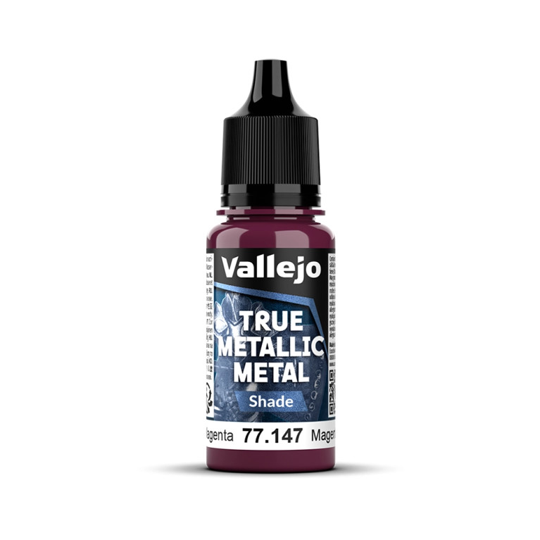 Magenta Cramoisi N°47 - 18ml Shade True Metallic Metal - VALLEJO 77.147