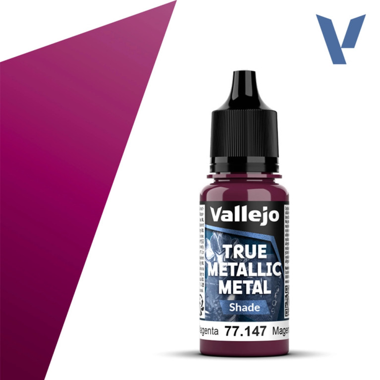 Magenta Cramoisi N°47 - 18ml Shade True Metallic Metal - VALLEJO 77.147