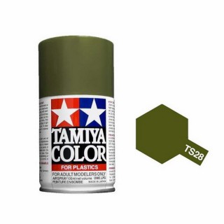 Olive Drab 2 mat Spray de 100ml-TAMIYA TS28