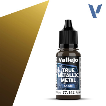 Jaune Éclatant N°42 - 18ml Shade True Metallic Metal - VALLEJO 77.142