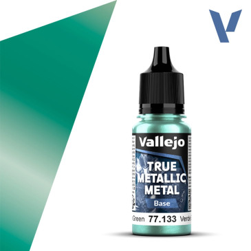 Vert Scarabée N°33 - 18ml Base True Metallic Metal - VALLEJO 77.133