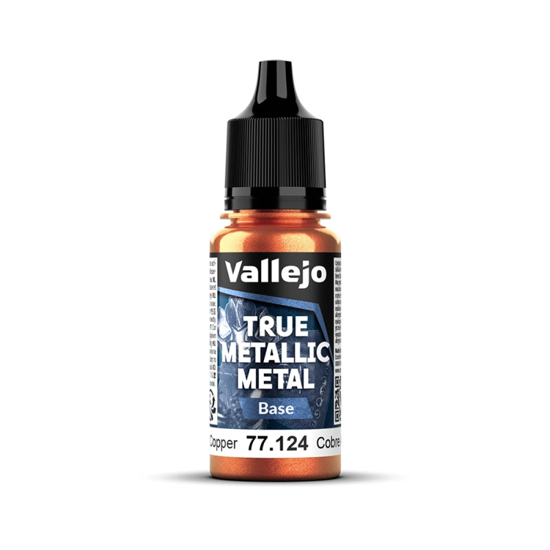 Cuivre Ancien N°24 - 18ml Base True Metallic Metal - VALLEJO 77.124