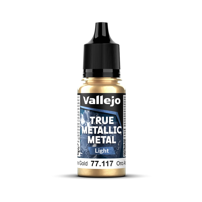 Or Arcanique N°17 - 18ml Light True Metallic Metal - VALLEJO 77.117