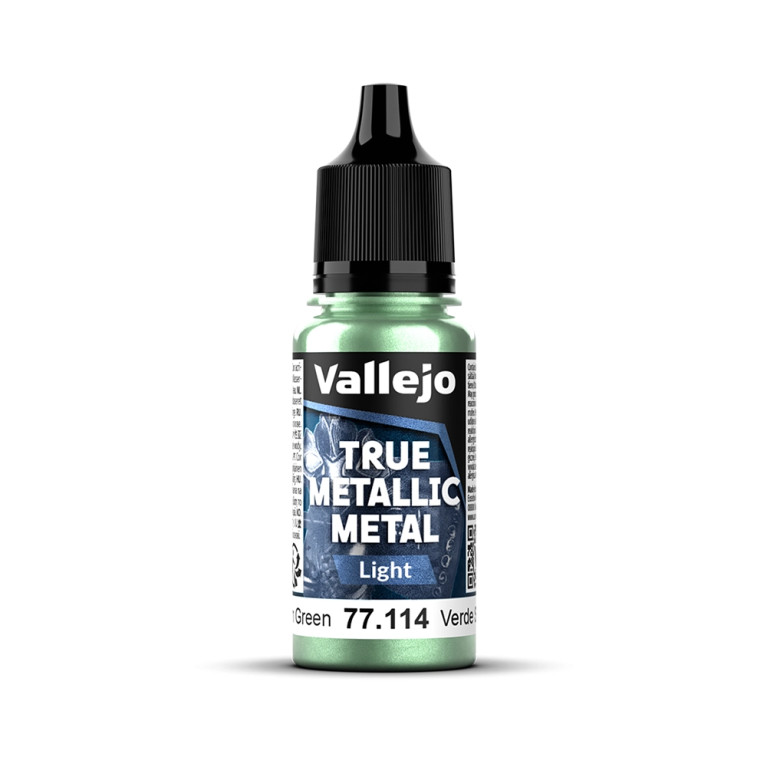 Vert Sombre N°14 - 18ml Light True Metallic Metal - VALLEJO 77.114