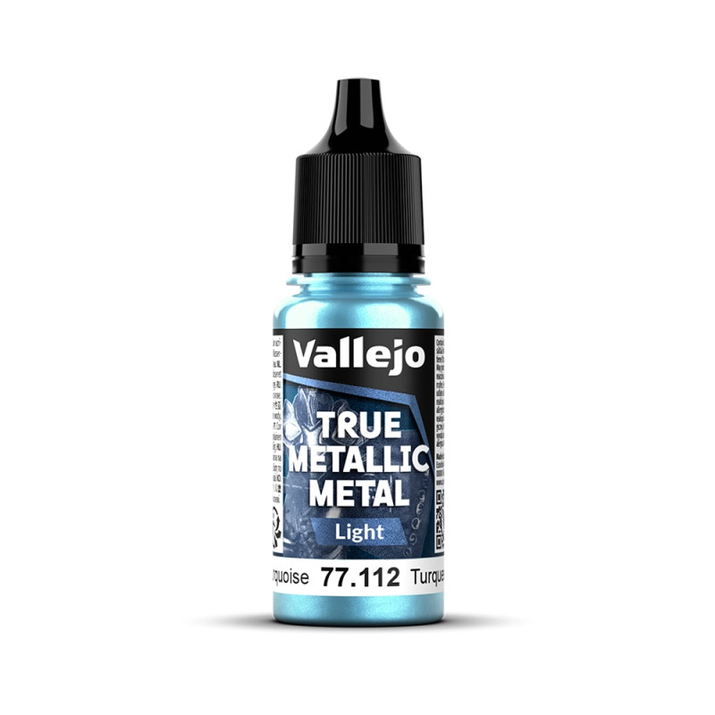 Turquoise Hydre N°12 - 18ml Light True Metallic Metal - VALLEJO 77.112